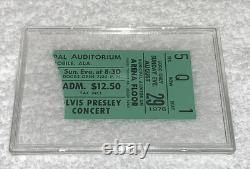 ELVIS PRESLEY 1976 VINTAGE CONCERT TICKET STUB Mobile Alabama Auditorium USA