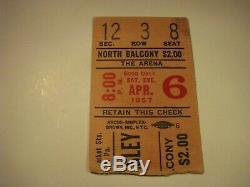 ELVIS PRESLEY April 6,1957 Authentic Original Concert Ticket Stub Philadelphia
