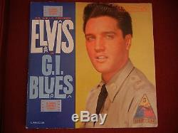 Elvis Presley Concert Ticket Stub / G. I. Blues Soundtrack Record/gospel Cassette