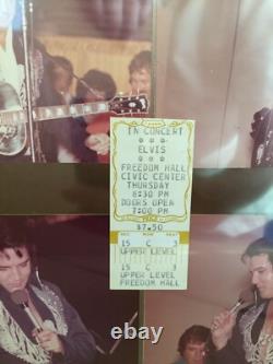 ELVIS PRESLEY CONCERT TICKET STUB MARCH 18, 1976 FREEDOM HALL TENN. PLUS PHOTO's