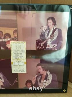 ELVIS PRESLEY CONCERT TICKET STUB MARCH 18, 1976 FREEDOM HALL TENN. PLUS PHOTO's