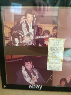 ELVIS PRESLEY CONCERT TICKET STUB MARCH 18, 1976 FREEDOM HALL TENN. PLUS PHOTO's