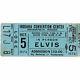 Elvis Presley Concert Ticket Stub Indianapolis In 10/5/74 Convention Center Rare