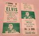 Elvis Presley Concert Ticket Stub Lot Of 2 December 31, 1975 Pontiac Michigan