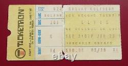 ELVIS PRESLEY GENUINE CONCERT TICKET STUB JUNE 23rd 1973 NASSAU, UNIONDALE, NY