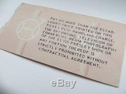 ELVIS PRESLEY IN CONCERT GENUINE TICKET STUB OCTOBER 16th 1976 MINNESOTA