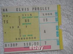 ELVIS PRESLEY Original 1973 CONCERT TICKET STUB Los Angeles (Long Beach Arena)