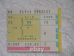 ELVIS PRESLEY Original 1973 CONCERT TICKET STUB Los Angeles (Long Beach Arena)