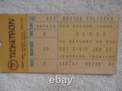 ELVIS PRESLEY Original 1973 CONCERT TICKET STUB NYC (Nassau Coliseum) EX