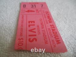 ELVIS PRESLEY Original 1974 CONCERT TICKET STUB Detroit Olympia Stadium EX++