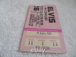 ELVIS PRESLEY Original 1976 CONCERT TICKET STUB Dayton OH EX