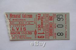 ELVIS PRESLEY Original 1976 CONCERT TICKET STUB Madison, WI EX