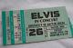 Elvis Presley Original 1976 Concert Ticket Stub Dayton, Oh