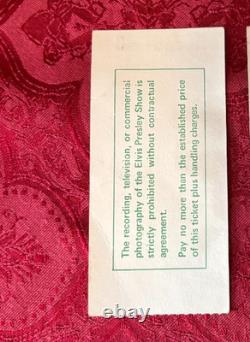 ELVIS PRESLEY-TICKET STUB-NEW YEARS EVE CONCERT-PONTIAC SILVERDOME-Dec 31, 1975