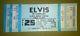 Elvis Concert Ticket Stub Unused Front Row Mar. 25 1977 Vg++ Rare