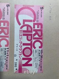 ERIC CLAPTON FIRST JAPAN Concert Ticket Stub 1974 BUDDOKAN BUDOKAN THREE DAYS