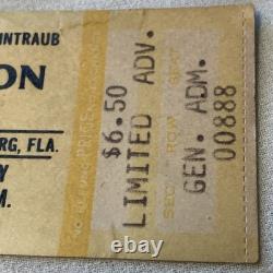 ERIC CLAPTON original 74 75 76 3 CONCERTS 4 STUBS RARE PB TPA ST PETE