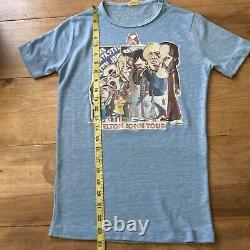 Elton John 1974 Fabulous Forum Concert T Shirt and Ticket Stub