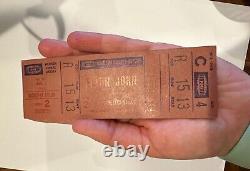 Elton John 1982 (unused!) Vintage Concert Ticket Madison Square Garden
