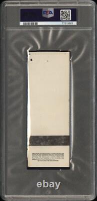 Elton John Back in the USSA Tour Concert Minneapolis Ticket Stub PSA 10/10/1979