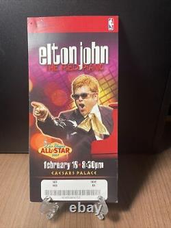 Elton John The Red Piano Tour Concert Ticket Unused Vintage Feb 16 2007