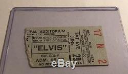 Elvis 1974 Concert Ticket Stub Kansas City Missouri