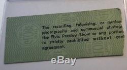 Elvis 1974 Concert Ticket Stub Rare Greensboro