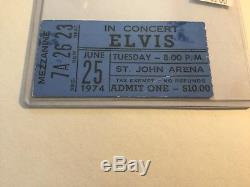 Elvis Columbus Ohio June 1974 Concert Ticket Stub