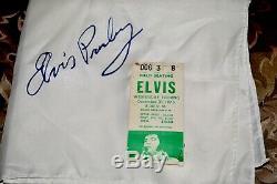 Elvis Concert Scarf And Ticket Stub Pontiac Silverdome 1975 Estate Sale Find