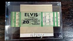 Elvis Concert Ticket Not Stub Huntington W Virginia Sept 1977 Cancelled withCert