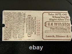 Elvis Concert Ticket RARE Philadelphia Spectrum 1977