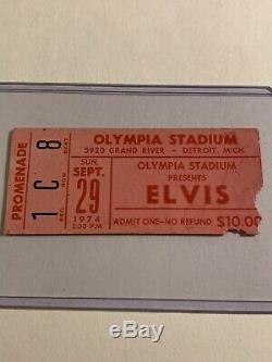 Elvis Concert Ticket Stub 1974 RARE