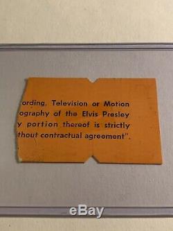 Elvis Concert Ticket Stub 1974 RARE