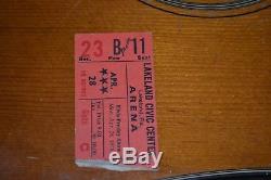 Elvis Concert Ticket Stub April 28 1975 Lakeland Florida No Scarf