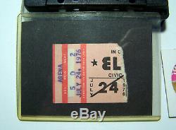 Elvis Concert Ticket Stub & Bootleg Tape- July 24, 1976 Charleston, WV Lot 3