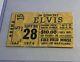 Elvis Concert Ticket Stub College Park 1974