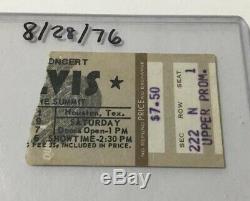 Elvis Concert Ticket Stub Houston Texas The Summit August 28, 1976