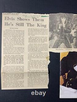 Elvis Concert Ticket Stub / November 10, 1970 / Vegas International Review