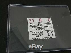 Elvis Concert Ticket Stub Salt Lake City July 2, 1974