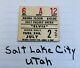 Elvis Concert Ticket Stub Salt Lake City Utah July 2, 1974
