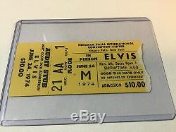 Elvis Niagara Falls New York June 24,1974 MATINEE Concert Ticket Stub