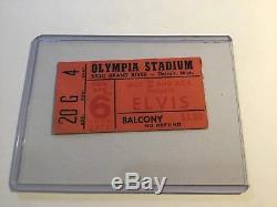 Elvis On Tour 1972 Concert Ticket Stub Rare