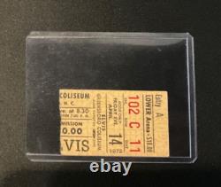 Elvis On Tour! Elvis Presley concert ticket stub Greensboro North Carolina 1972