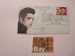 Elvis Presley-1956 November RARE Concert Ticket Stub (Louisville KY)