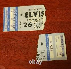 Elvis Presley-1972 RARE Concert Ticket Stub (Buffalo)