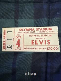 Elvis Presley-1974 RARE Concert Ticket Stub (Detroit-Olympia Stadium)