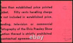 Elvis Presley-1974 RARE Concert Ticket Stub (University of Dayton UD Arena)