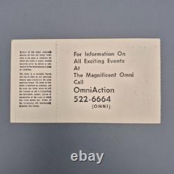 Elvis Presley 1975 Concert Ticket Stub (Atlanta, GA-The Omni) with Photo Folio