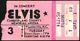 Elvis Presley-1976 Concert Ticket Stub-fayetteville, Nc-cumberland County Arena