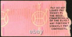 Elvis Presley-1976 Concert Ticket Stub-Fayetteville, NC-Cumberland County Arena